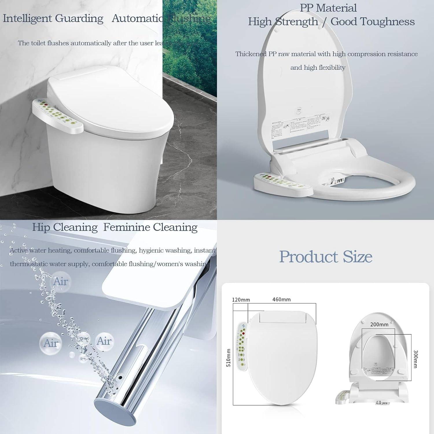 Bidet Toilet With Heated Seat: image 5