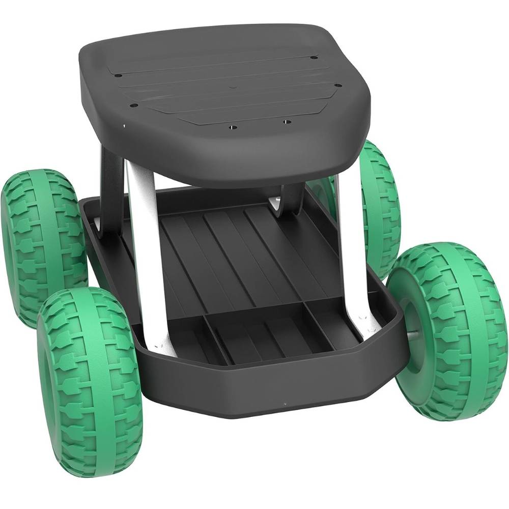 Garden Work Stool With Wheels: image 3