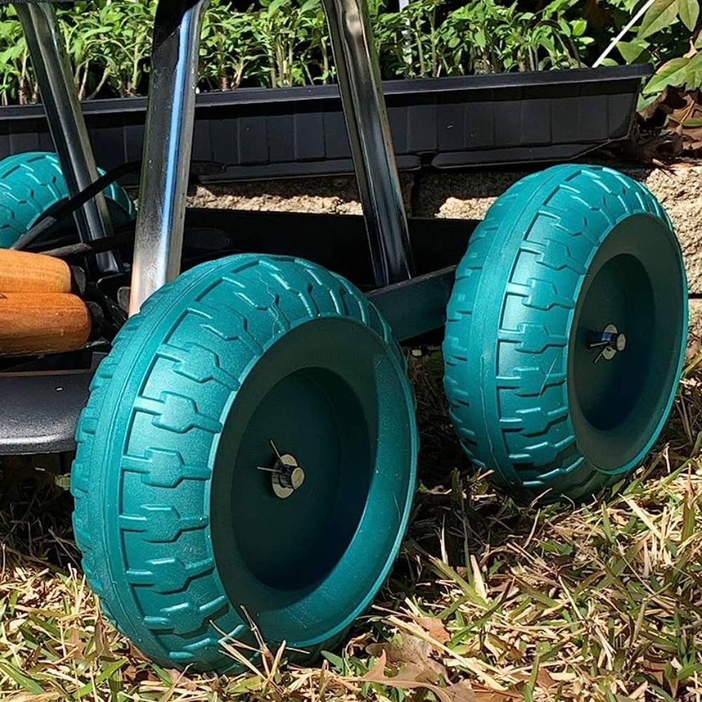 Garden Work Stool With Wheels: image 6