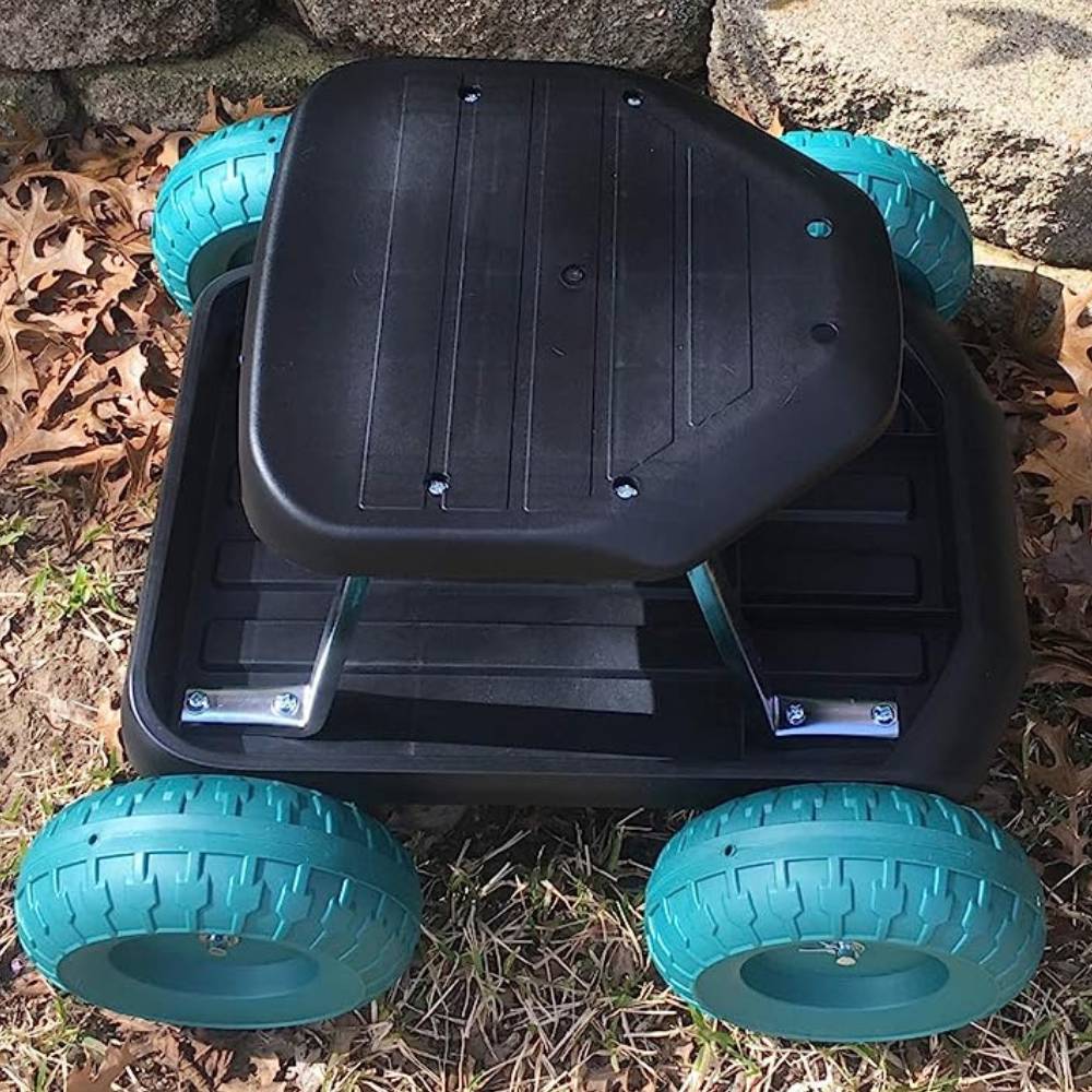 Garden Work Stool With Wheels: image 7