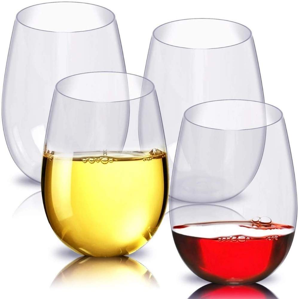 Unbreakable Stemless Wine Glass